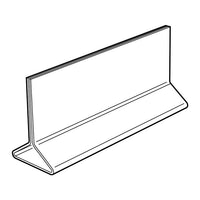 11" X 4" ACRYLIC TOP LOADING DOUBLE SIDED SIGN HOLDER - Braeside Displays