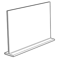 17" X 11" ACRYLIC TOP LOADING DOUBLE SIDED SIGN HOLDER - Braeside Displays