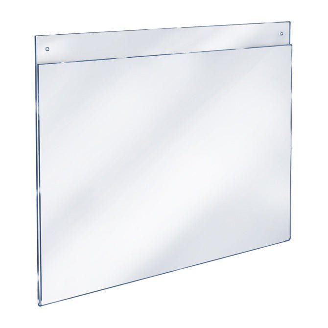 Clear Acrylic Wall Mount Sign Holders