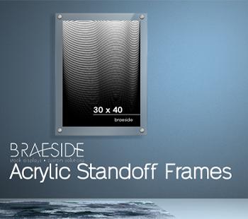 Acrylic Standoff Wall Frames