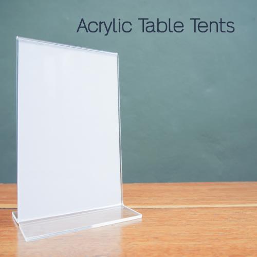 Acrylic Table Tents