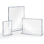 Bottom Loading Acrylic Sign Holders