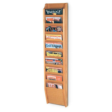 10 POCKET MAGAZINE WALL RACK - Braeside Displays