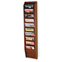 10 POCKET MAGAZINE WALL RACK - Braeside Displays