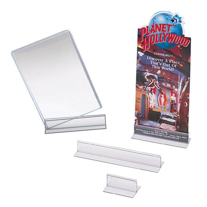 11" CLEAR CARD HOLDER - Braeside Displays