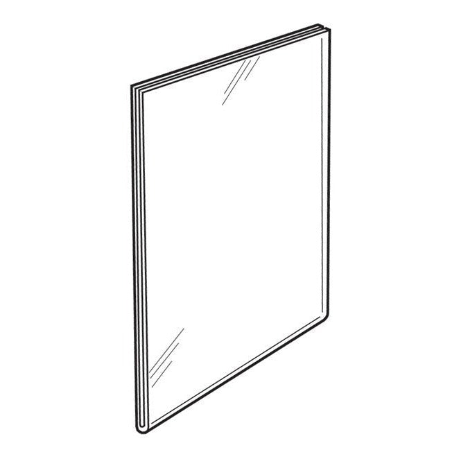 11" X 14" FLUSH TOP ACRYLIC WALL SIGN HOLDER - Braeside Displays