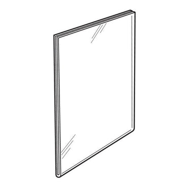 11" x 14" Flush Top Acrylic Wall Sign Holder - Braeside Displays