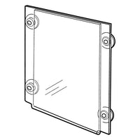 11" x 14" Glass Mount Acrylic Sign Holder - Braeside Displays