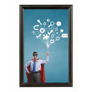 11" x 17" Slim Profile Snap Poster Frame, 1" Profile - Braeside Displays