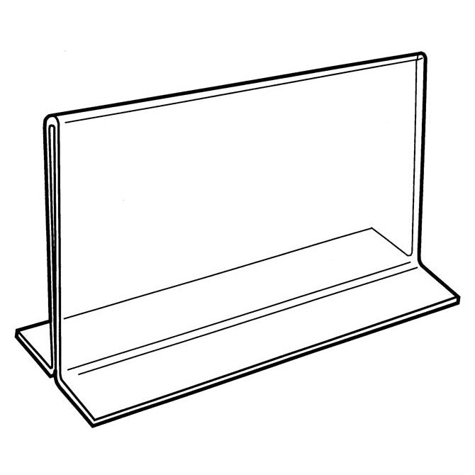 11" X 8-1/2" BREAK-RESISTANT BOTTOM LOADING SIGN HOLDER - Braeside Displays