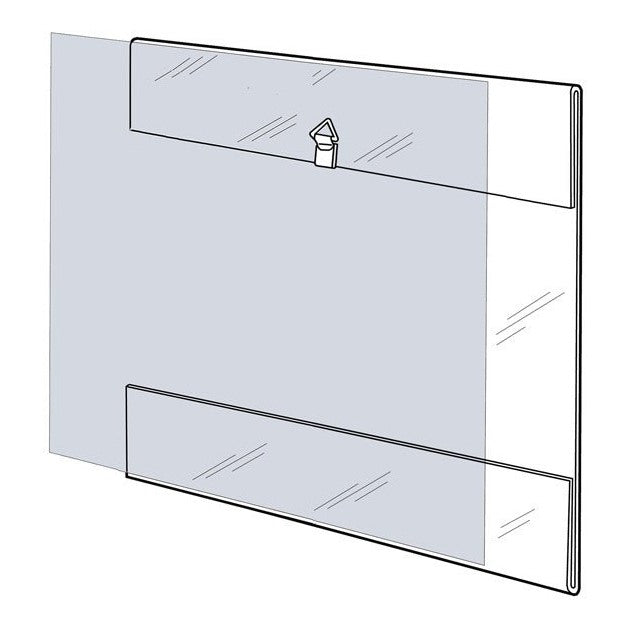 11" X 8-1/2" SIDE LOADING ACRYLIC WALL FRAME - Braeside Displays