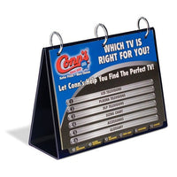 11" x 8-1/2" Tabletop Flip Chart A-Style - Braeside Displays