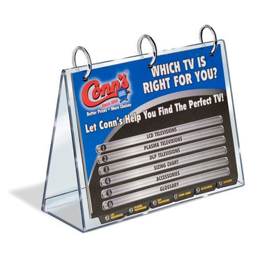 11" X 8-1/2" TABLETOP FLIP CHART A-STYLE - Braeside Displays