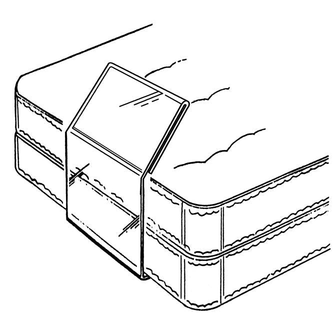 11" X 8.5" DELUXE ACRYLIC MATTRESS SIGN HOLDER FRAME - Braeside Displays