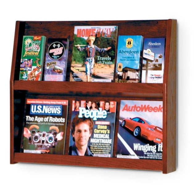 12 POCKET, 2 SHELF LITERATURE DISPLAY - Braeside Displays