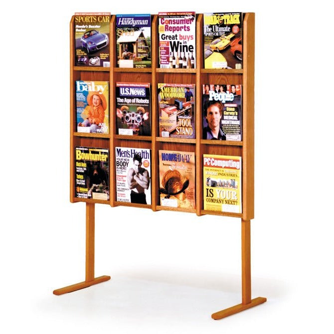 12 POCKET MAGAZINE FLOOR DISPLAY - Braeside Displays