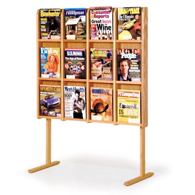 12 POCKET MAGAZINE FLOOR DISPLAY - Braeside Displays