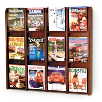 12 POCKET MAGAZINE WALL DISPLAY - Braeside Displays