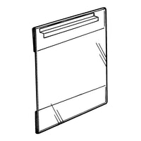 22" x 28" Side Loading Acrylic Slatwall Frame - Braeside Displays