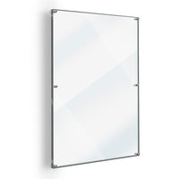 24" X 36" DELUXE ACRYLIC STANDOFF WALL FRAME, CLEAR - Braeside Displays