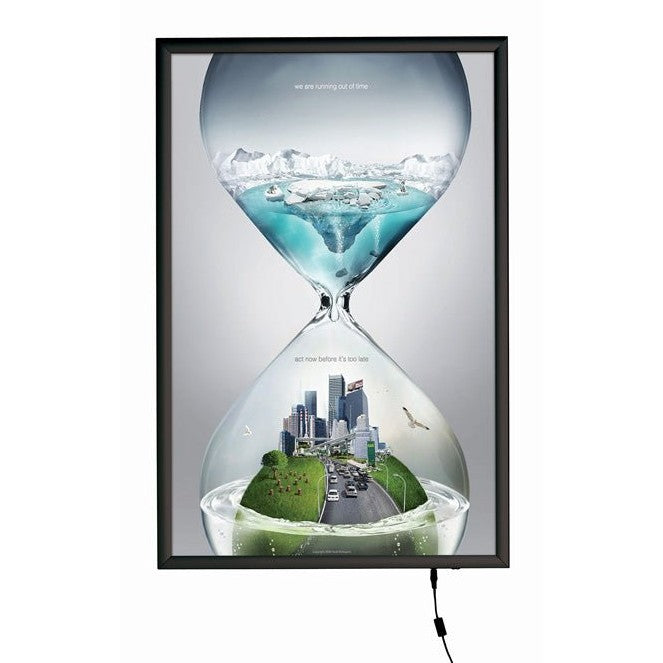 24" x 36" Smart LED Light Box Illuminated Poster Snap Frame - Braeside Displays