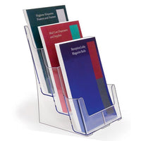 3 POCKET 3-TIER CATALOG HOLDER - WALL MOUNTABLE - Braeside Displays