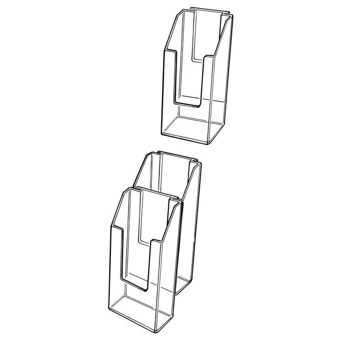 3 POCKET INTERLOCKING TRI-FOLD HOLDER - Braeside Displays