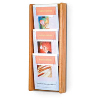 3 POCKET SLANTED MAGAZINE WALL RACK - Braeside Displays