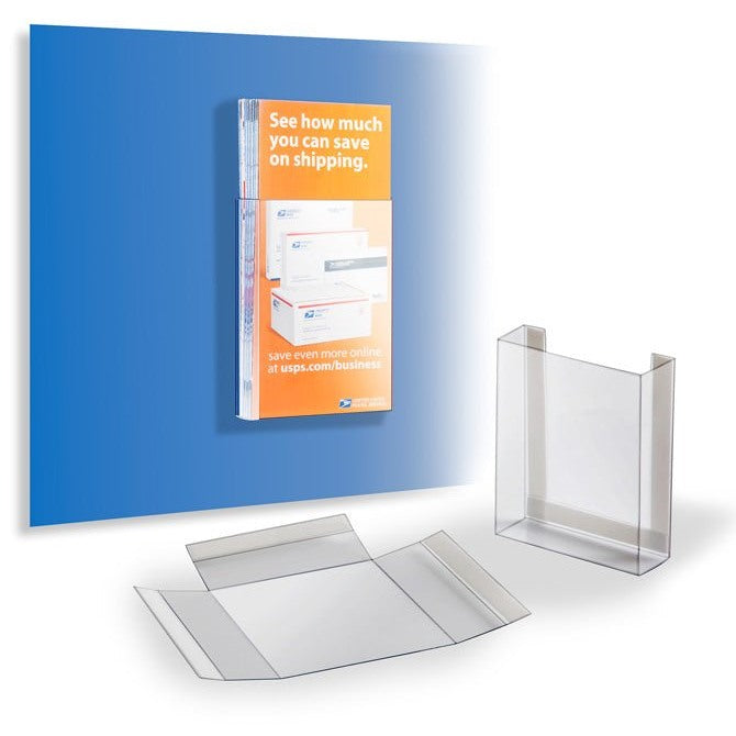 6" X 5" PEEL & STICK POCKET, UNFOLDED - Braeside Displays