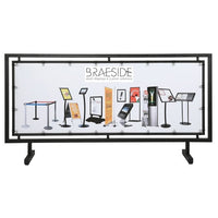 65" x 24" Outdoor Banner Frame - Braeside Displays