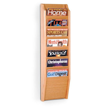 7 POCKET MAGAZINE WALL RACK - Braeside Displays