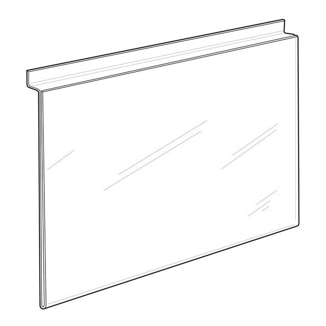 7" x 5-1/2" Top Loading Acrylic Slatwall Frame - Braeside Displays