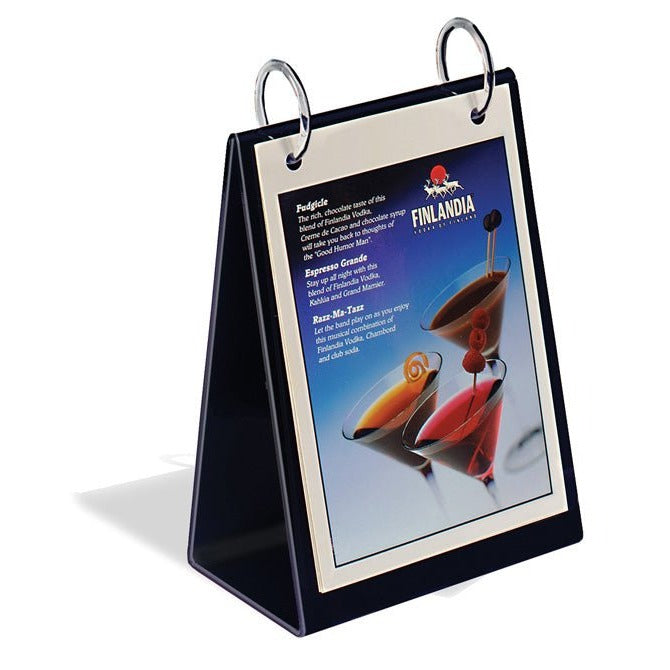 8-1/2" X 11" TABLETOP FLIP CHART A-STYLE - Braeside Displays