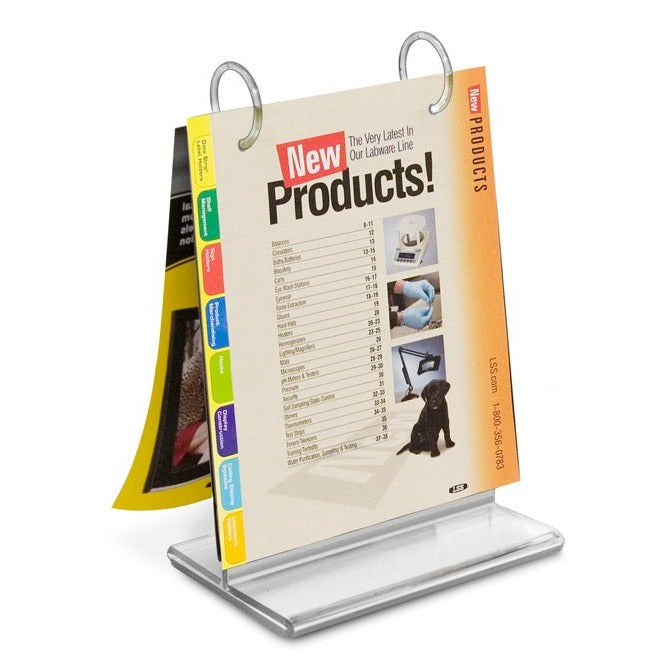 8-1/2" X 11" TABLETOP FLIP CHART T-STYLE - Braeside Displays