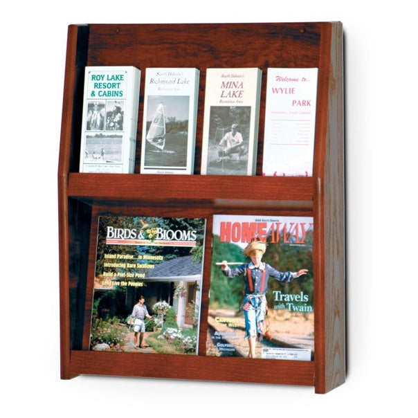 8 POCKET, 2 SHELF LITERATURE DISPLAY - Braeside Displays