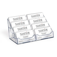 8 POCKET 4-TIER BUSINESS CARD HOLDER - Braeside Displays