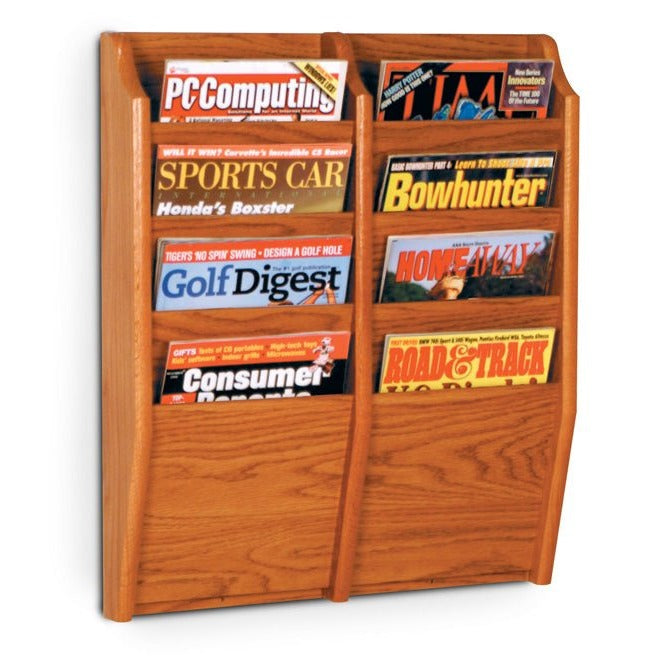 8 POCKET MAGAZINE WALL RACK - Braeside Displays