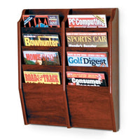 8 POCKET MAGAZINE WALL RACK - Braeside Displays