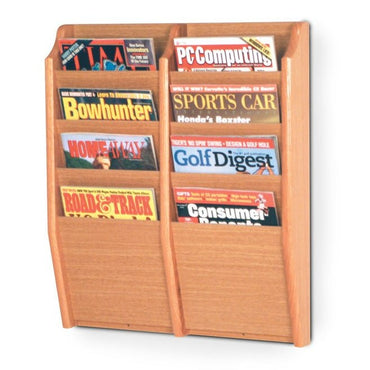 8 POCKET MAGAZINE WALL RACK - Braeside Displays