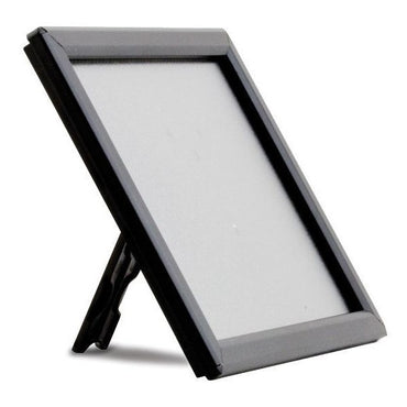 8" X 10" CONVERTIBLE SIGN SNAP FRAME, BLACK, OPTIONAL COUNTER SUPPORT - Braeside Displays