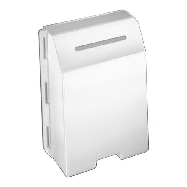 8.5" x 11" Molded Ballot Box, White - Braeside Displays