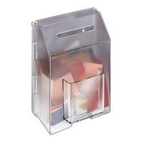 8.5" x 11" Molded Ballot Boxes, Frosted - Braeside Displays