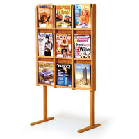 9 POCKET MAGAZINE FLOOR DISPLAY - Braeside Displays