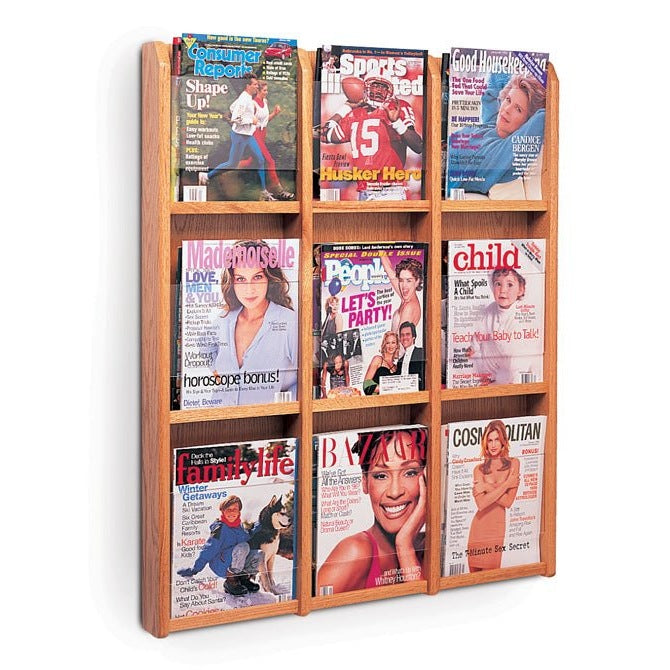 9 POCKET MAGAZINE WALL DISPLAY - Braeside Displays