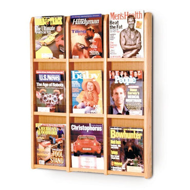 9 POCKET MAGAZINE WALL DISPLAY - Braeside Displays