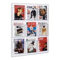 9 POCKET MAGAZINE WALL RACK - Braeside Displays