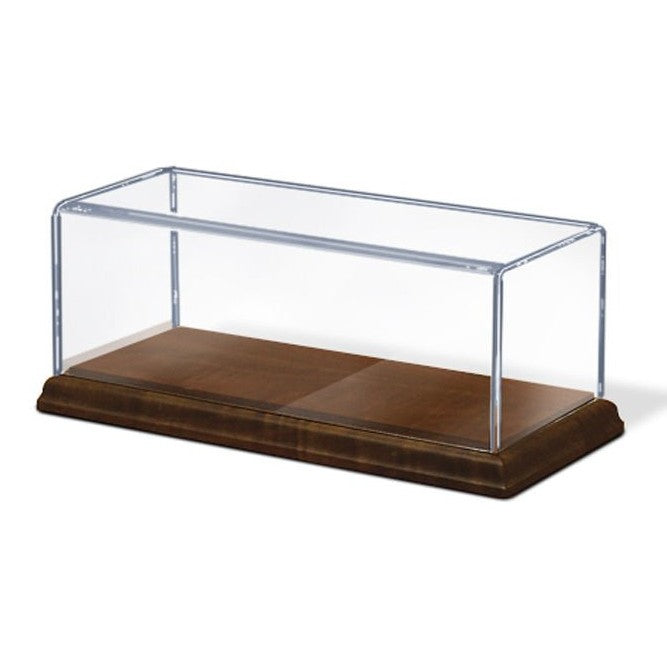 Acrylic Long Rectangular Case with Hardwood Base - Braeside Displays