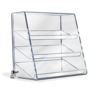 Acrylic Slanted-Front Angled Shelf Case - Braeside Displays