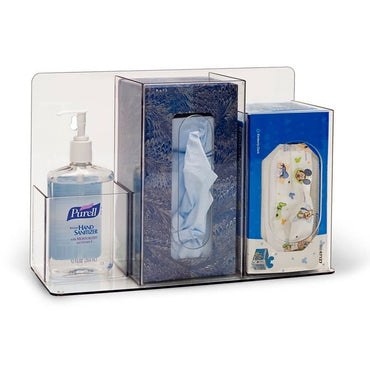 Compact Respiratory Hygiene Dispenser Station - Braeside Displays