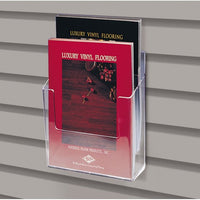 Convertible Two-Tier Slatwall Catalog Holder - Braeside Displays